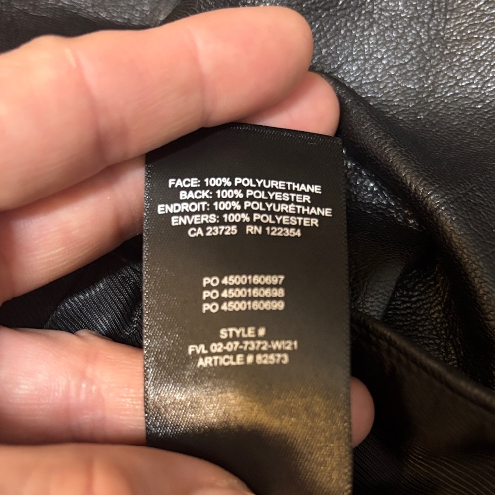 Aritzia Sunday Best Black Vegan Leather Pleated Skater Skirt - Picture 11 of 11